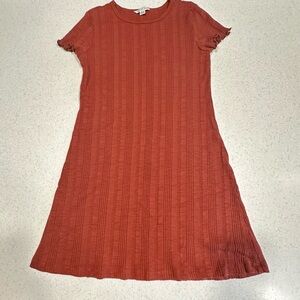 COPY - AMERICAN EAGLE - AE Rust Casual Mini Dress Size Small. 95% Cotton Summer…